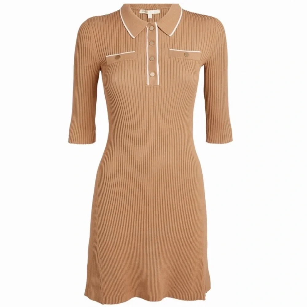 Maje Polo Knit Dress 36/S
